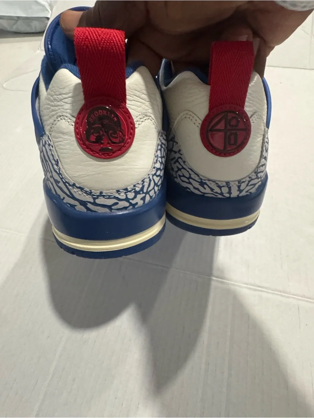 Jordan Spizike Low Sail Storm Blue Size:9  NWOT